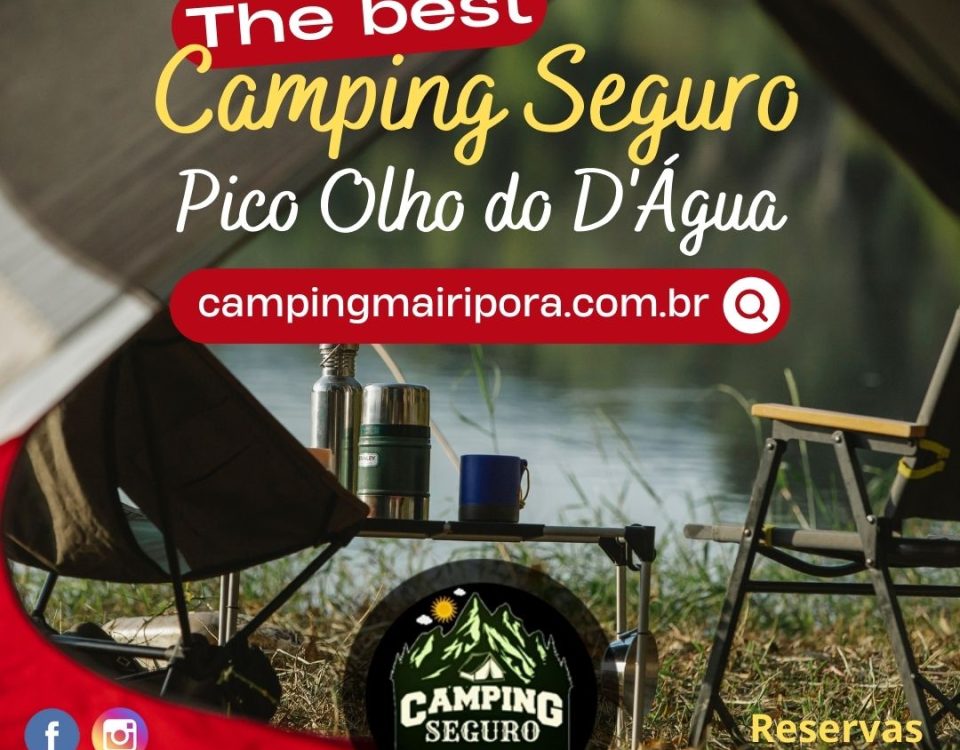 Venha passar o verão no Camping Seguro Pico Olho D'Água